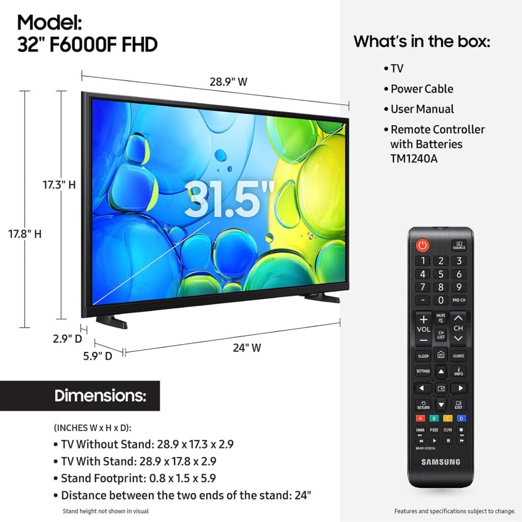 Samsung 32 Inch Smart TV