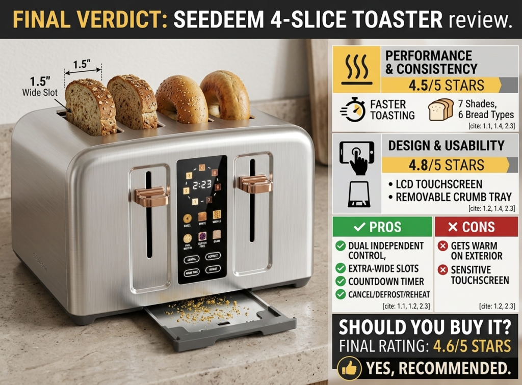  SEEDEEM Toaster 4 
