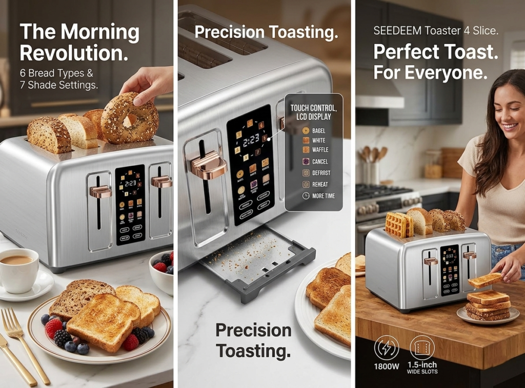 SEEDEEM Toaster 4 